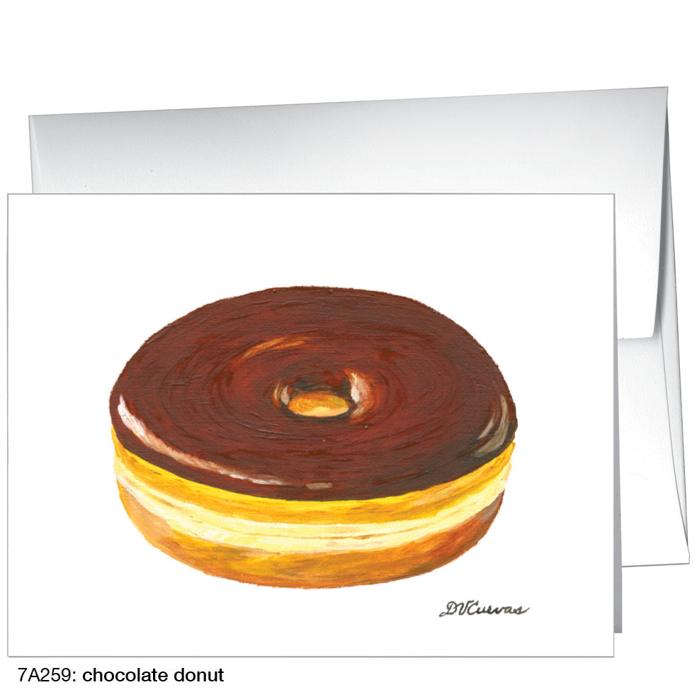 Chocolate Donut, Greeting Card (8400), A2, printedcanvas.com