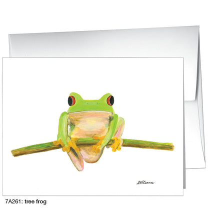 Tree Frog, Greeting Card (8402), A2, printedcanvas.com