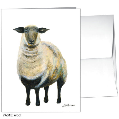 Wool, Greeting Card (8443), A2, printedcanvas.com