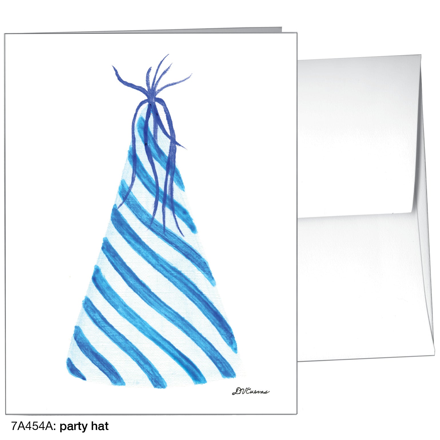 Party Hat, Greeting Card (8607A), A2, printedcanvas.com