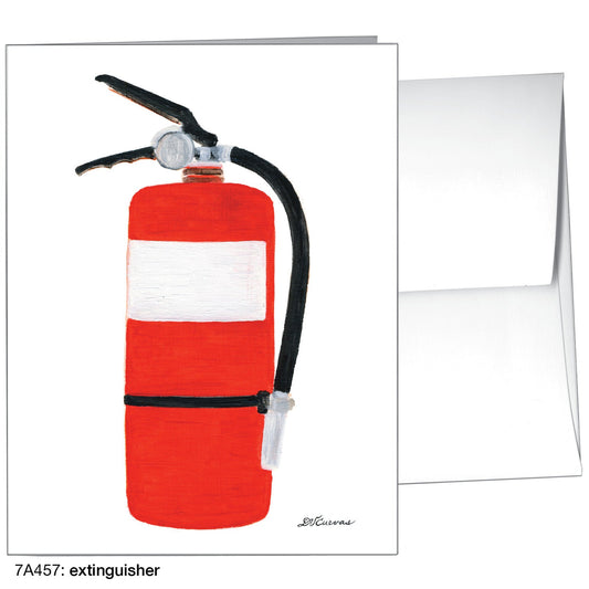 Extinguisher, Greeting Card (8610C), A2 Card Front, www.printedcanvas.com