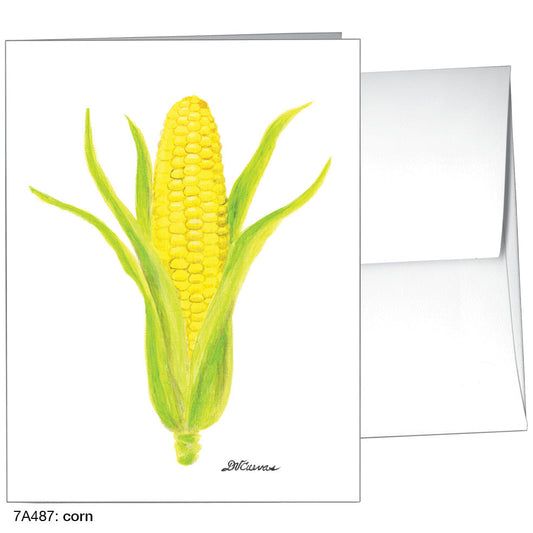 Corn, Greeting Card (8637A), A2 Card Front, www.printedcanvas.com