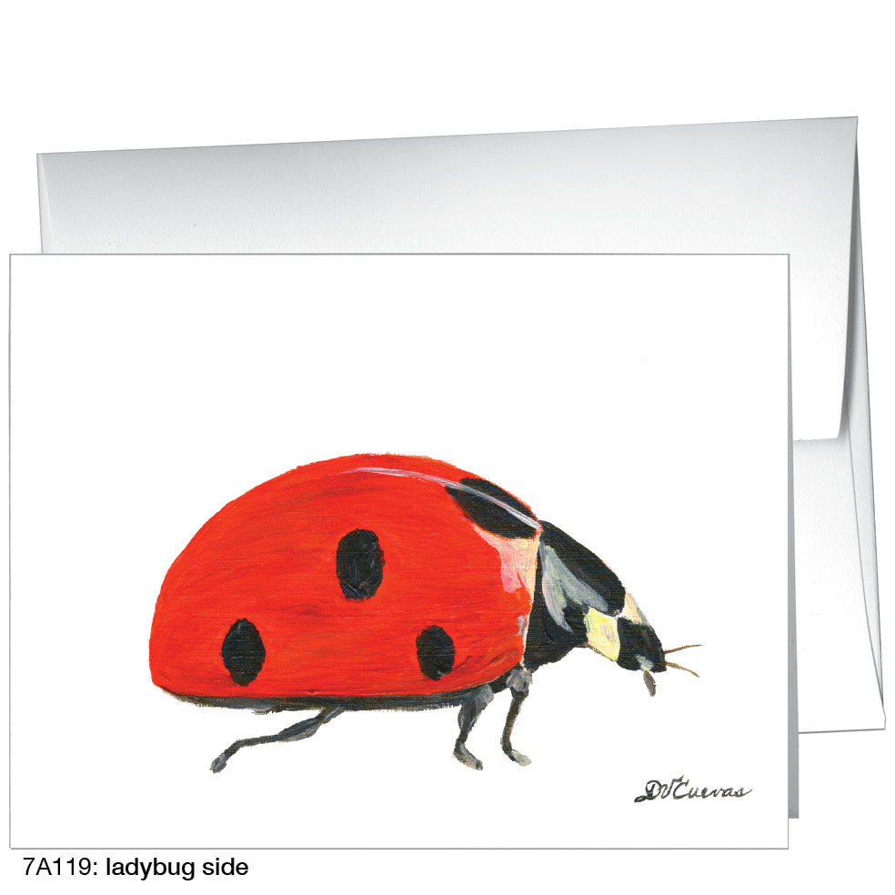 Ladybug Side, Greeting Card (8300), A2, printedcanvas.com