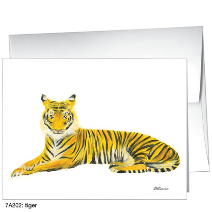 Tiger, Greeting Card (8365), A2, printedcanvas.com