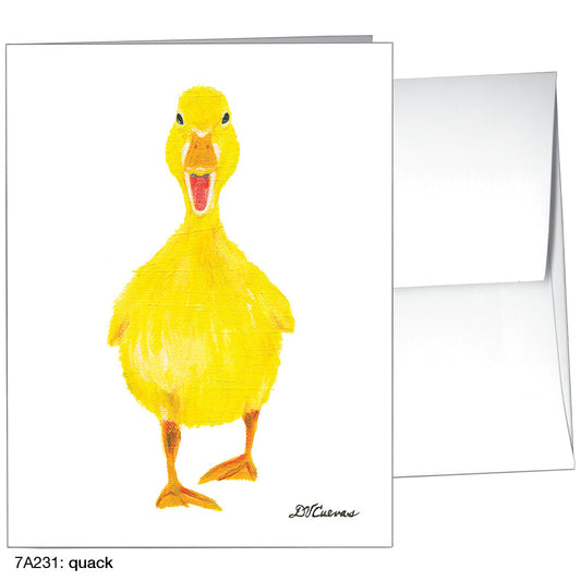 Quack, Greeting Card (8381), A2, printedcanvas.com