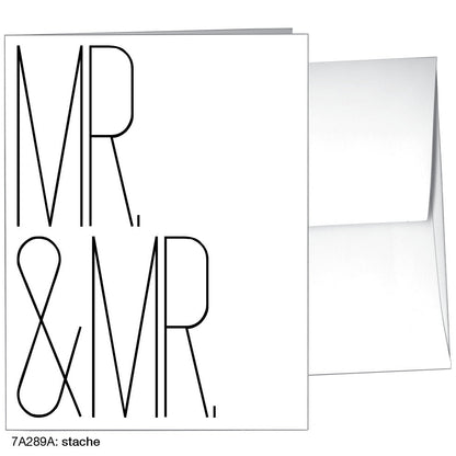 Stache, Greeting Card (8426A), A2, printedcanvas.com