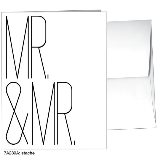 Stache, Greeting Card (8426A), A2, printedcanvas.com