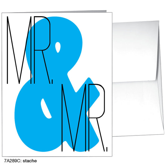 Stache, Greeting Card (8426C), A2, printedcanvas.com
