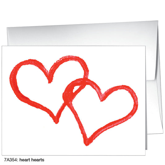 Hearts Duo, Greeting Card (8571), A2, printedcanvas.com