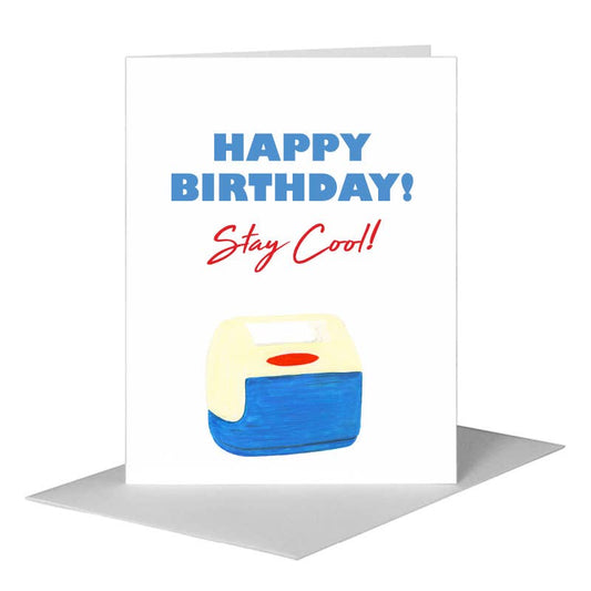 Cooler, Greeting Card (#8044E) A2 Card Front, www.printedcanvas.com