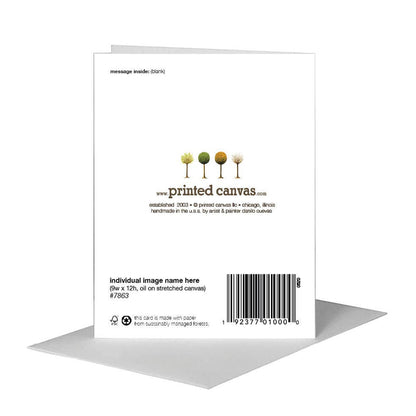 Ornament - Ball, Greeting Card (#7835AB), A2 Card, printedcanvas.com