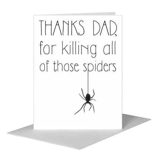 Spider Perspective, Greeting Card (#7854C) A2 Card Front, www.printedcanvas.com