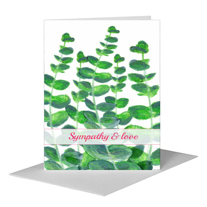 Eucalyptus by Jan, Greeting Card (#8001D), A2 Card Front, www.printedcanvas.com