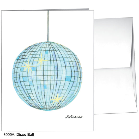 Disco Ball, Greeting Card (8005A), A2 Card Front, www.printedcanvas.com