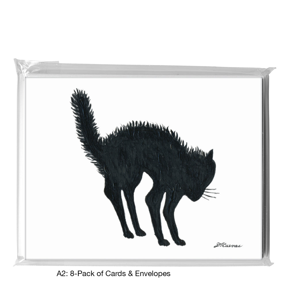 Fraidy Cat, Greeting Card (8007)