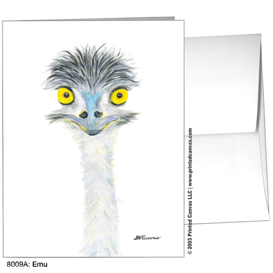 Emu, Greeting Card (#8009A)