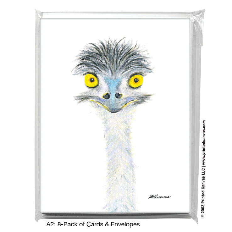 Emu, Greeting Card (#8009A)