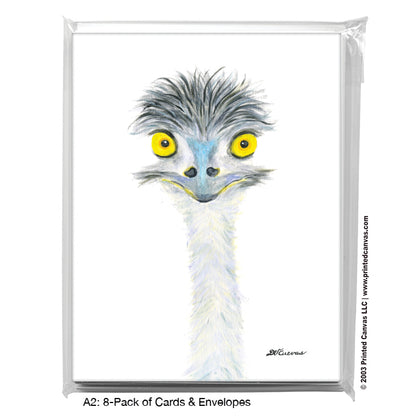Emu, Greeting Card (#8009A)