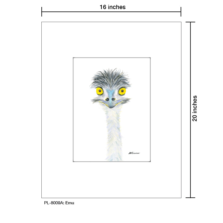 Emu, Print (#8009A)
