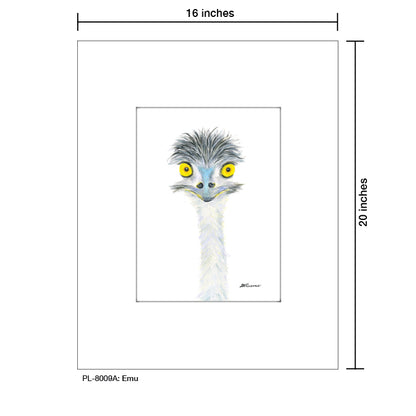 Emu, Print (#8009A)