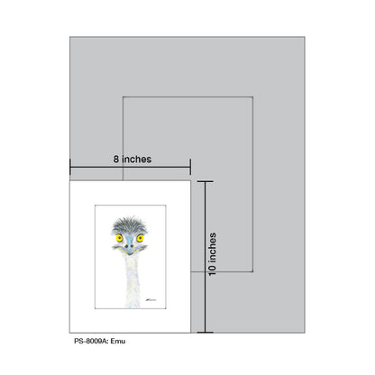 Emu, Print (#8009A)