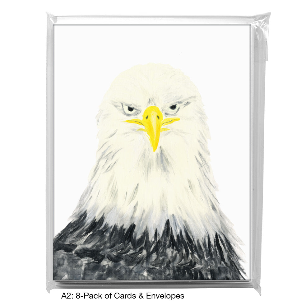 Eagle Face, Greeting Card (8010)