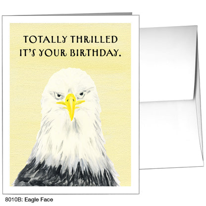 Eagle Face, Greeting Card (8010B)