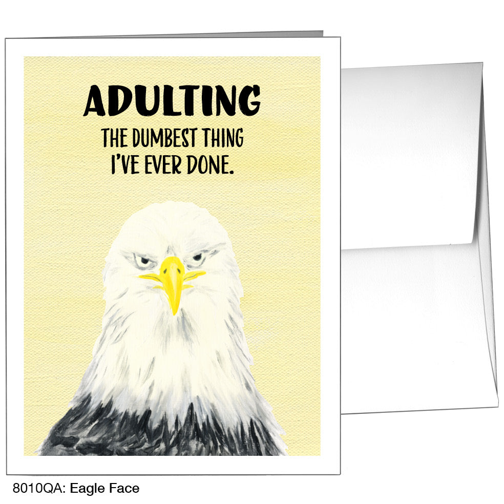 Eagle Face, Greeting Card (8010QA)