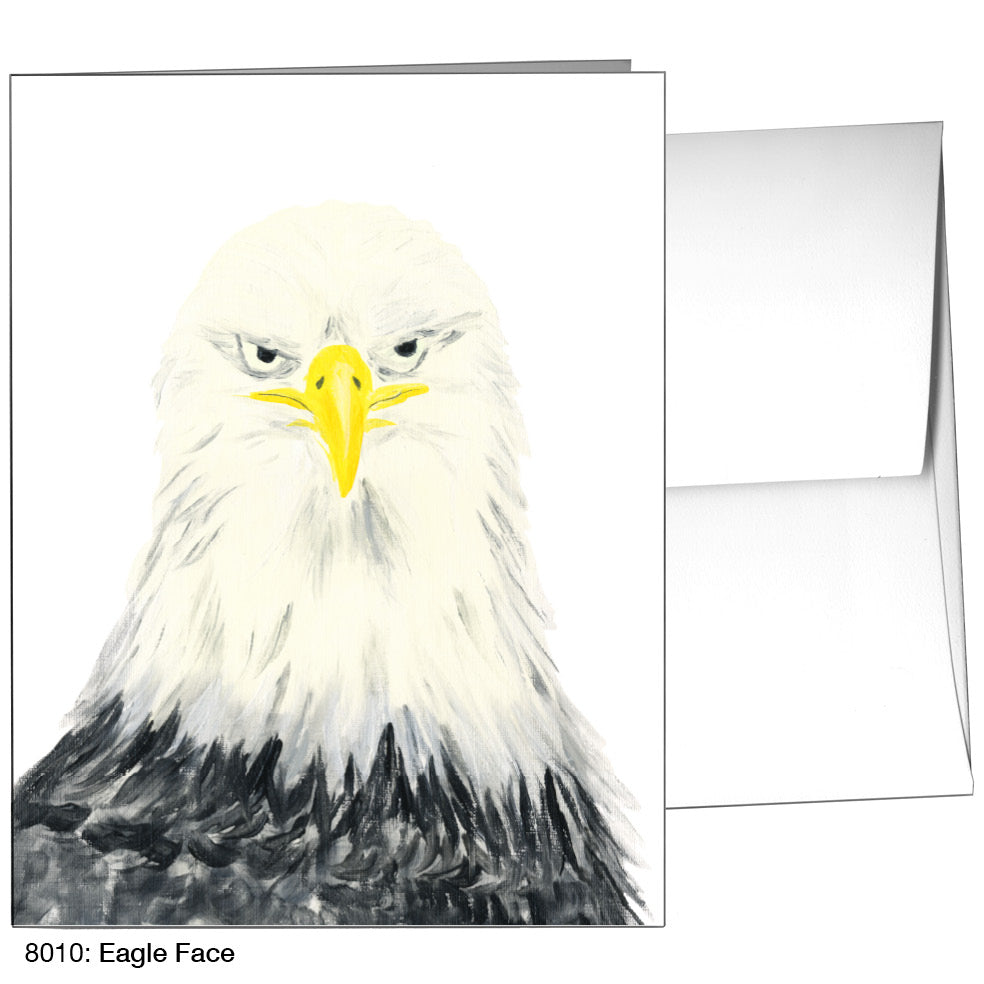 Eagle Face, Greeting Card (8010)