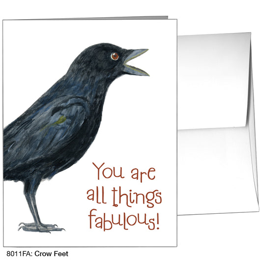 Crow Feet, Greeting Card (8011FA)