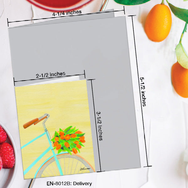 Delivery, Greeting Card (8012B), Enclosure Card, www.printedcanvas.com