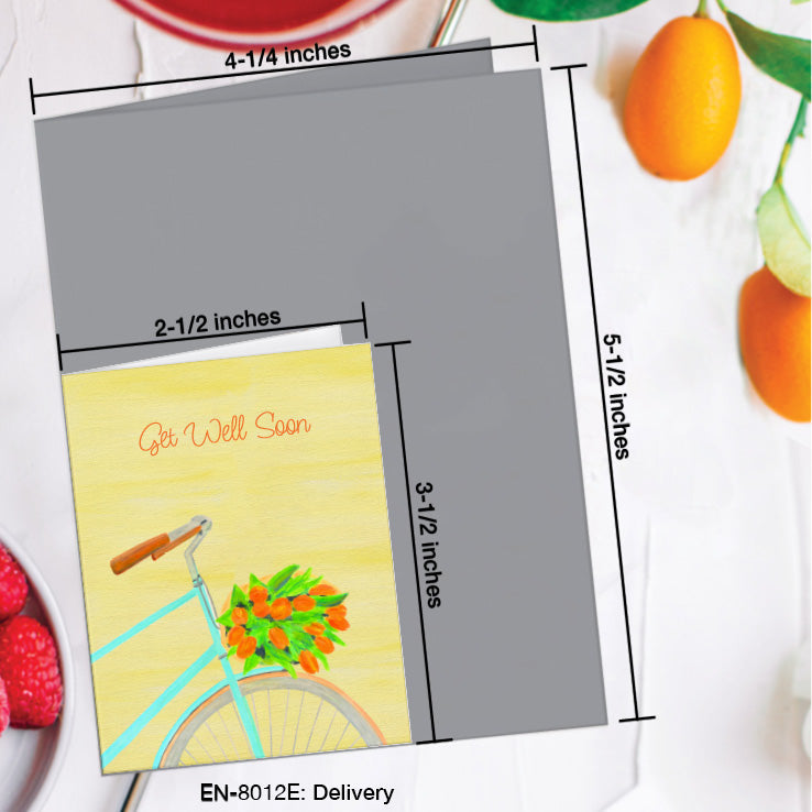 Delivery, Greeting Card (8012E), Enclosure, www.printedcanvas.com