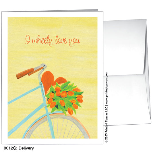 Delivery, Greeting Card (#8012G), A2 Card Front, www.printedcanvas.com