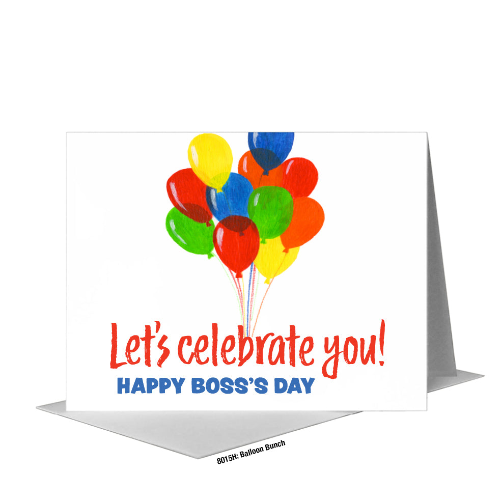 Balloon Bunch, Greeting Card (#8015H)
