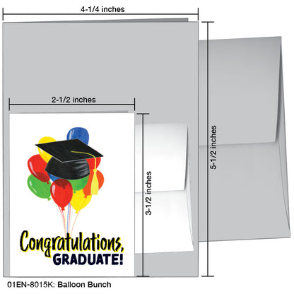 Balloon Bunch, Greeting Card (8015K), Enclosure Card, printedcanvas.com