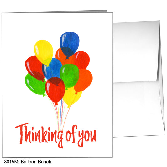 Balloon Bunch, Greeting Card (8015M)