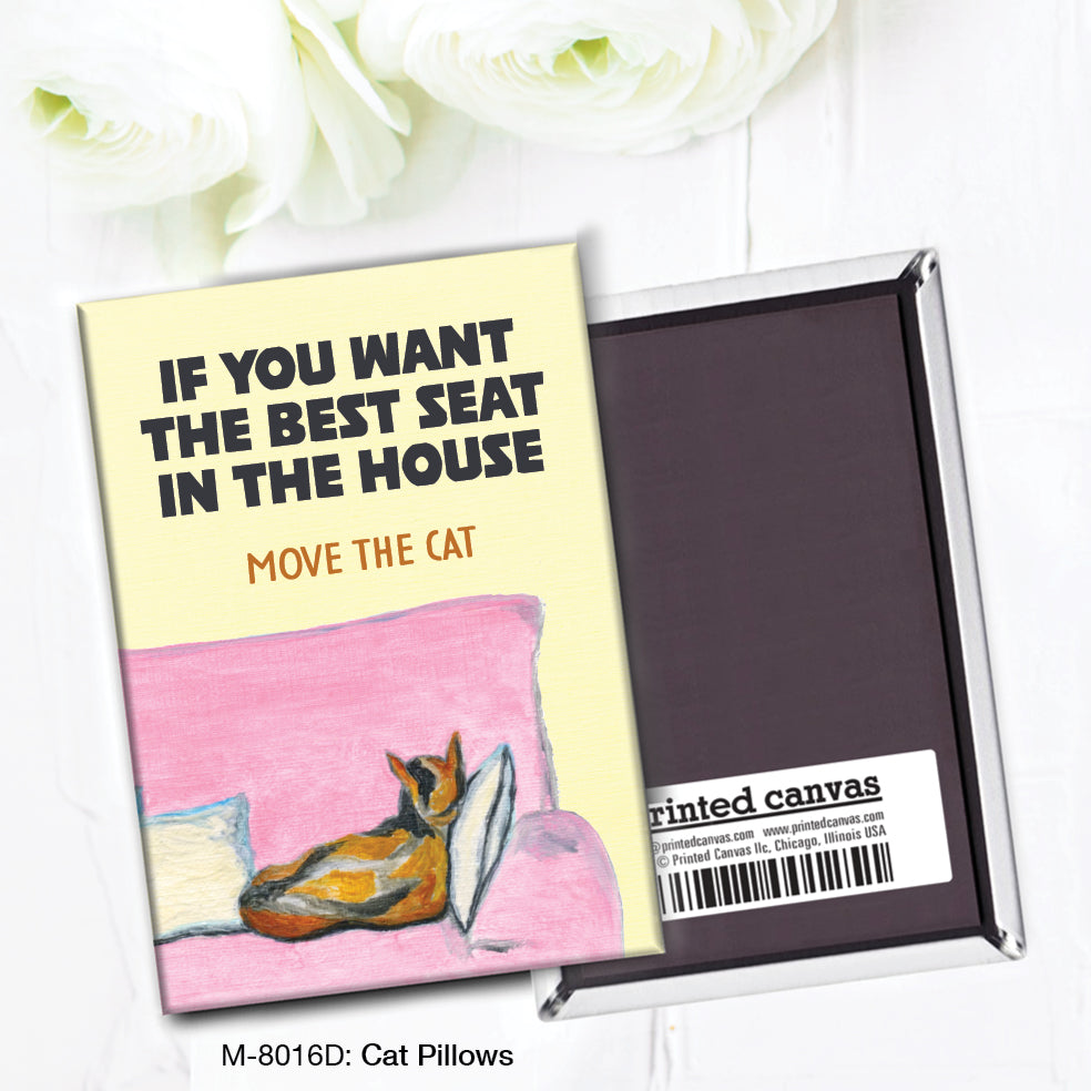 Cat Pillows, Magnet (M-8016D)
