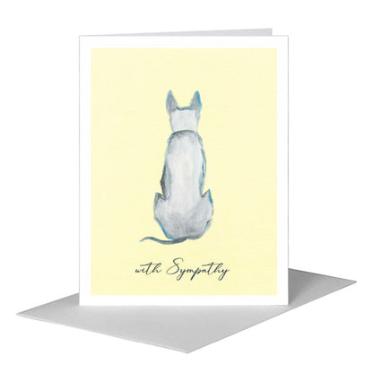 Dog on Guard, Greeting Card (#8018A), A2 Card Front, www.printedcanvas.com