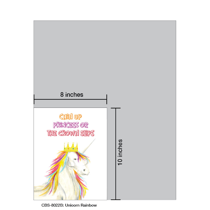 Unicorn Rainbow, Card Board (8022B)