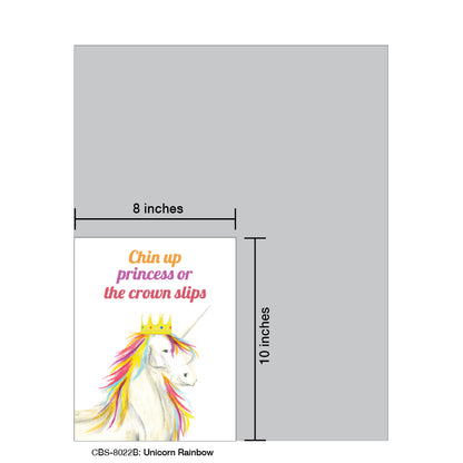 Unicorn Rainbow, Card Board (8022B)