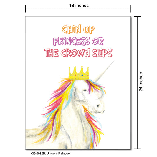Unicorn Rainbow, Card Board (8022B)