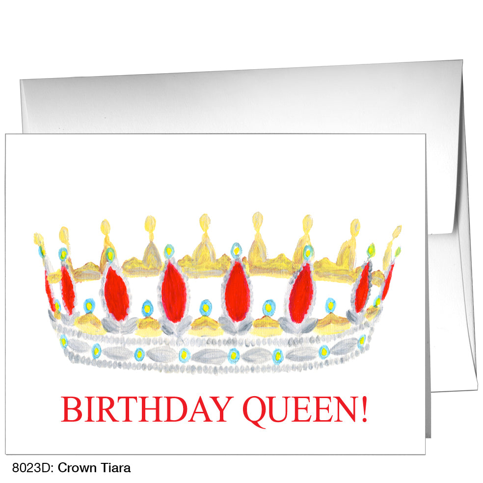 Crown Tiara, Greeting Card (8023D)