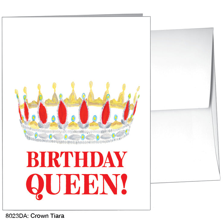 Crown Tiara, Greeting Card (#8023DA)