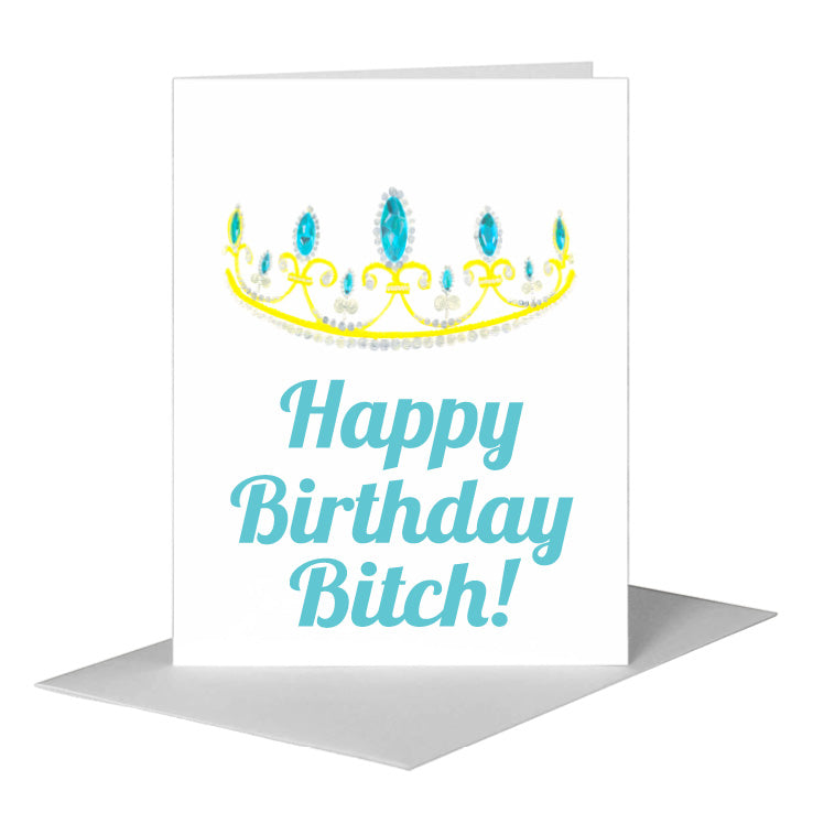 Dainty Tiara, Greeting Card (#8025B) A2 Card Front, www.printedcanvas.com