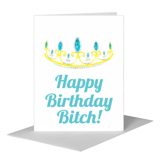 Dainty Tiara, Greeting Card (#8025B) A2 Card Front, www.printedcanvas.com