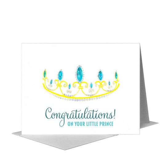 Dainty Tiara, Greeting Card (#8025D) A2 Card Front, www.printedcanvas.com