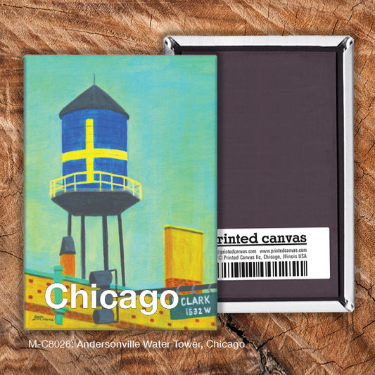 Andersonville Water Tower, Chicago, Magnet (M-8026)