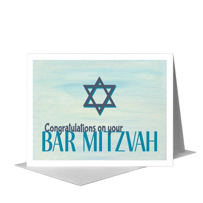 Star of David, Greeting Card (#8028E) A2 Card Front, www.printedcanvas.com
