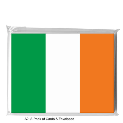 Irish Tricolour, Greeting Card (8029)