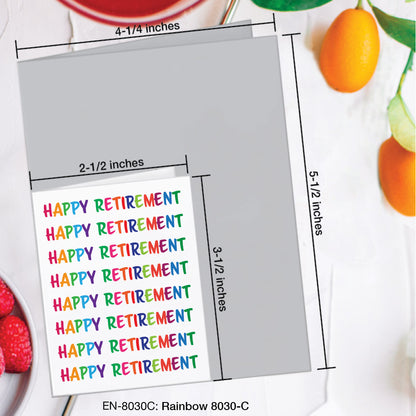 Rainbow, Greeting Card (#8030C)